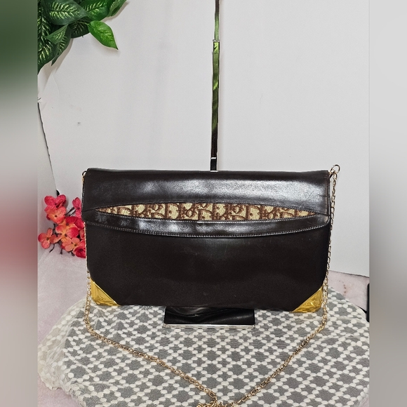 Christian Dior Leather Clutch Converted to Cross… - Picture 9 of 16